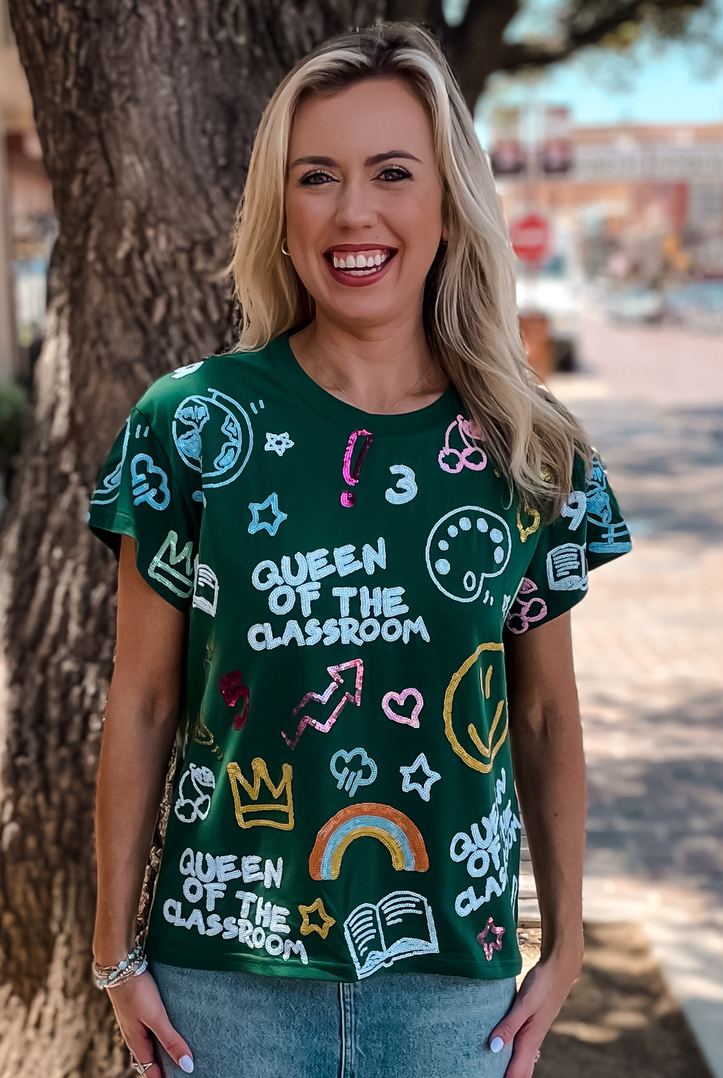 Queen Of Sparkles - Queen Of The Classroom T-Shirt