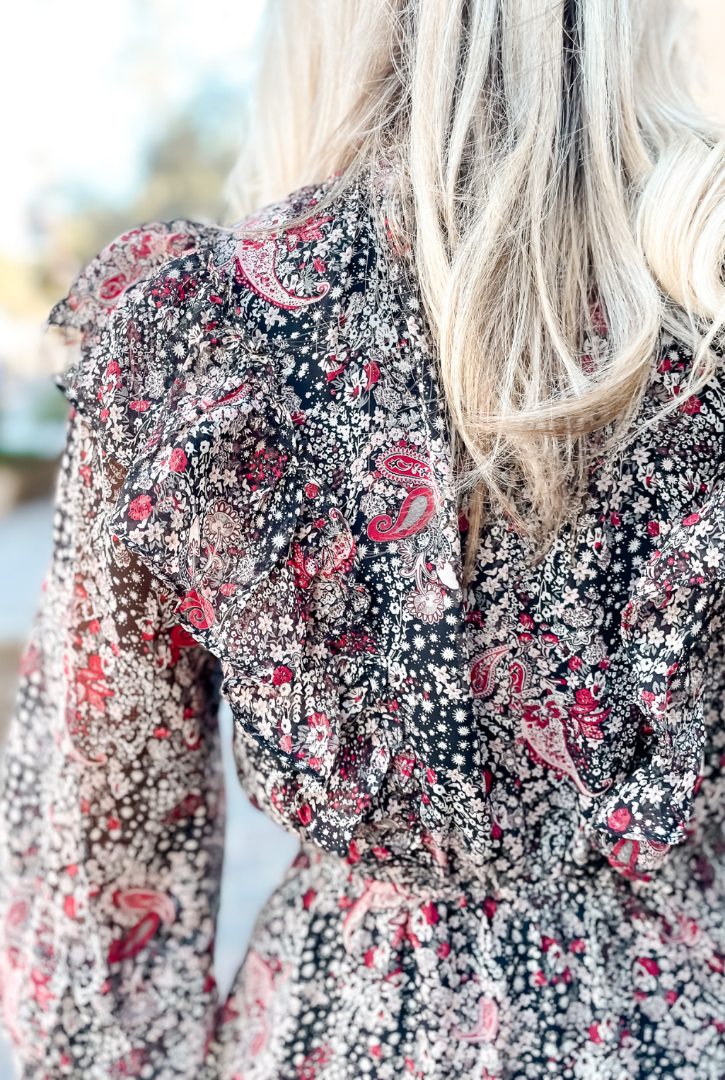 Black Dahlia Floral Dress