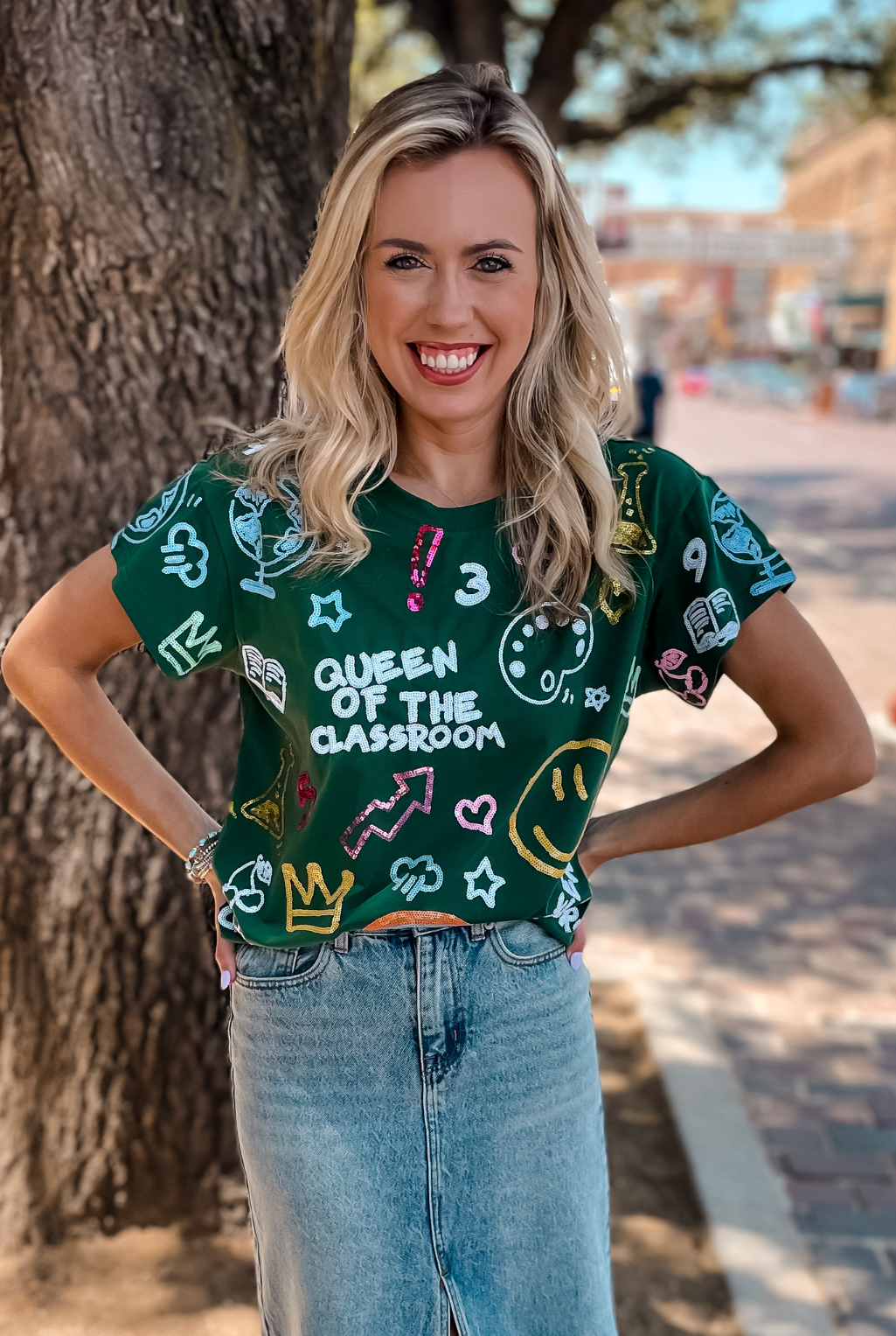 Queen Of Sparkles - Queen Of The Classroom T-Shirt