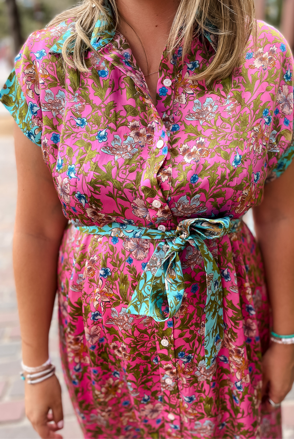 Turks & Caicos Floral Dress