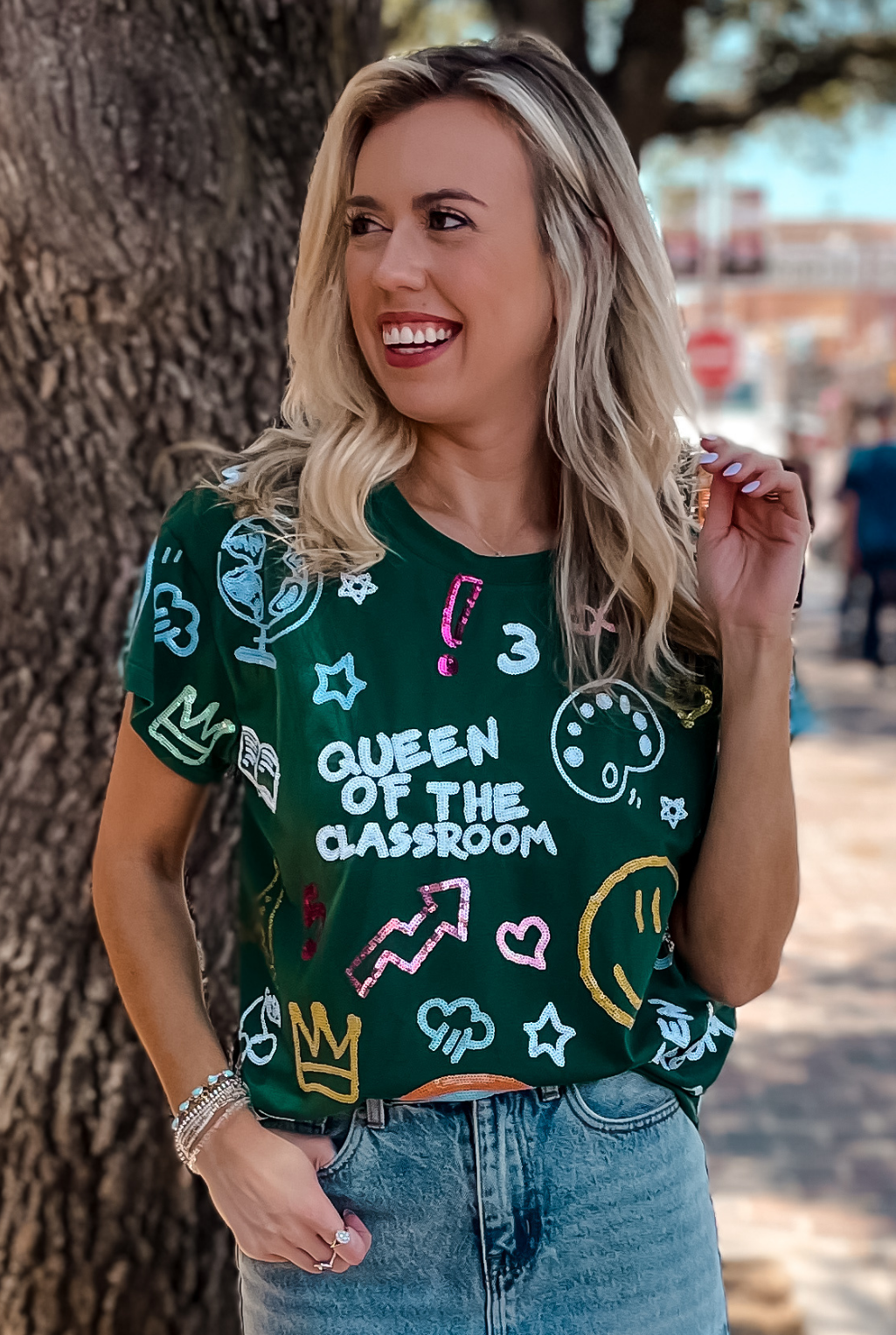 Queen Of Sparkles - Queen Of The Classroom T-Shirt