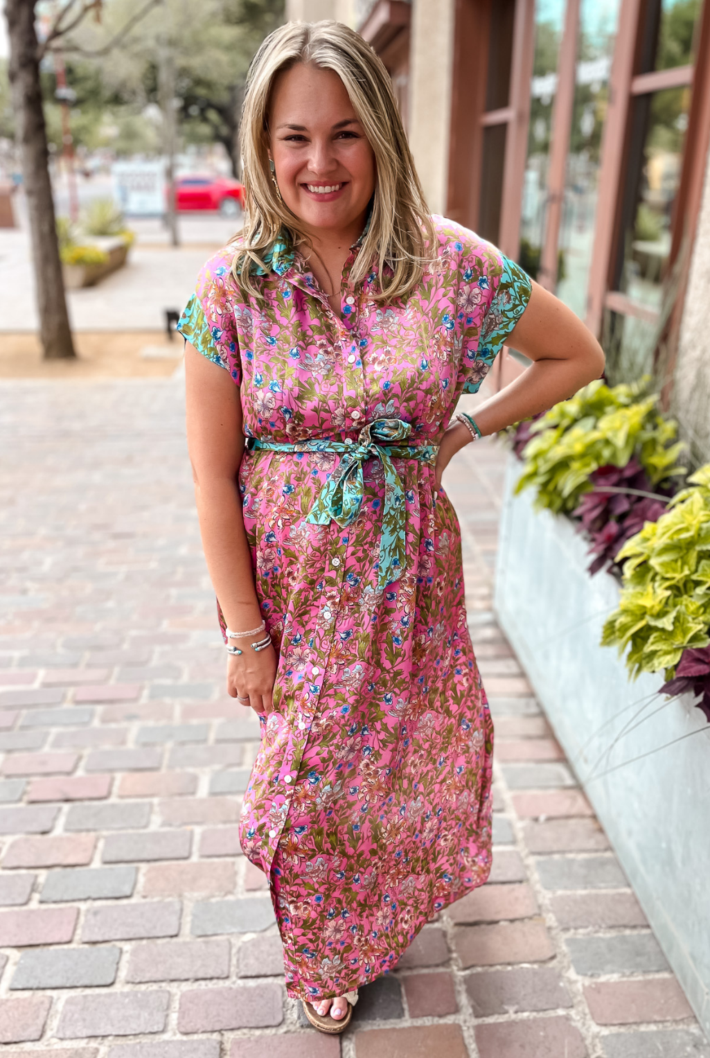 Turks & Caicos Floral Dress