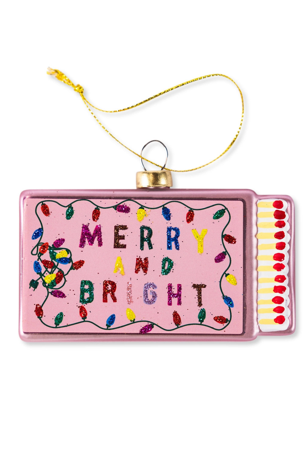 Merry + Bright Matchbook Ornament