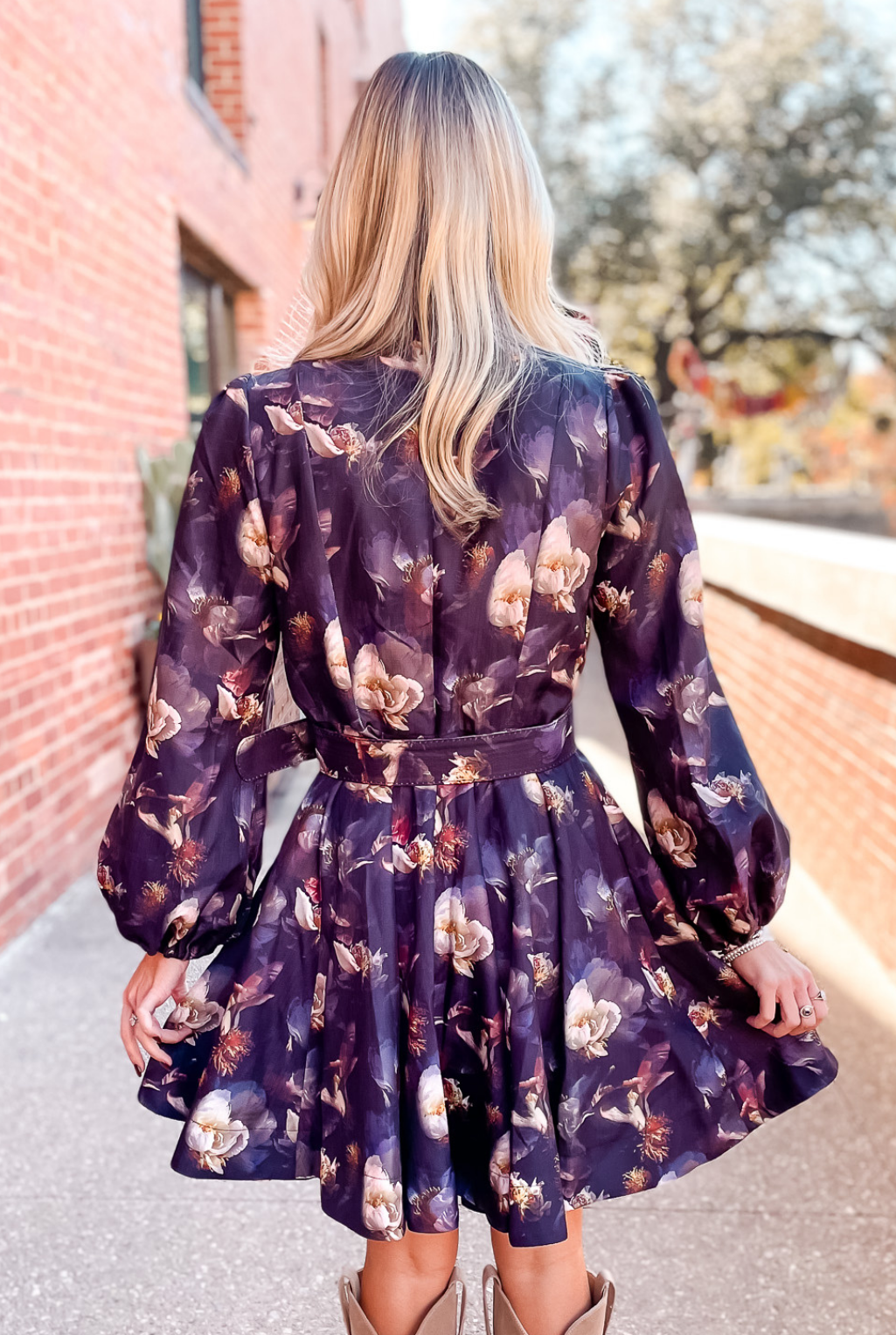 Antique Floral Dress