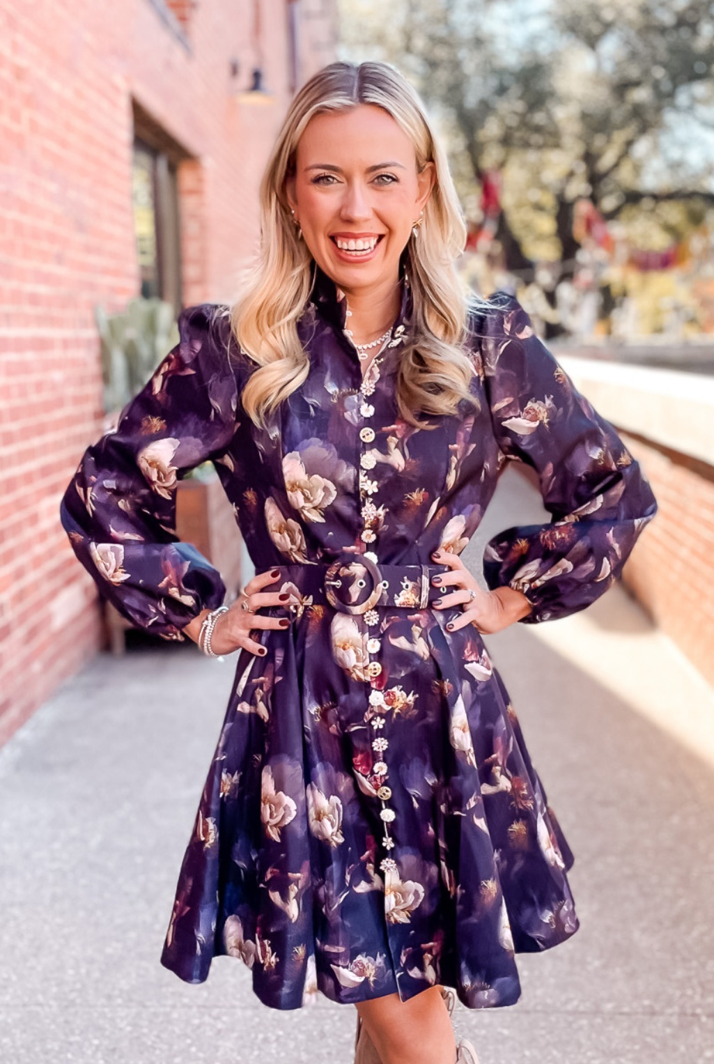 Antique Floral Dress