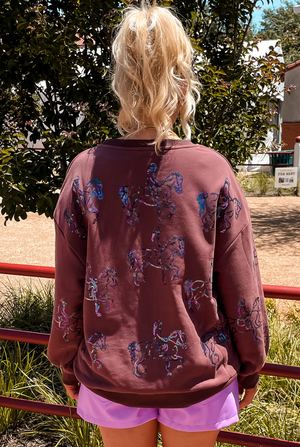 Riding Horses Sweatshirt