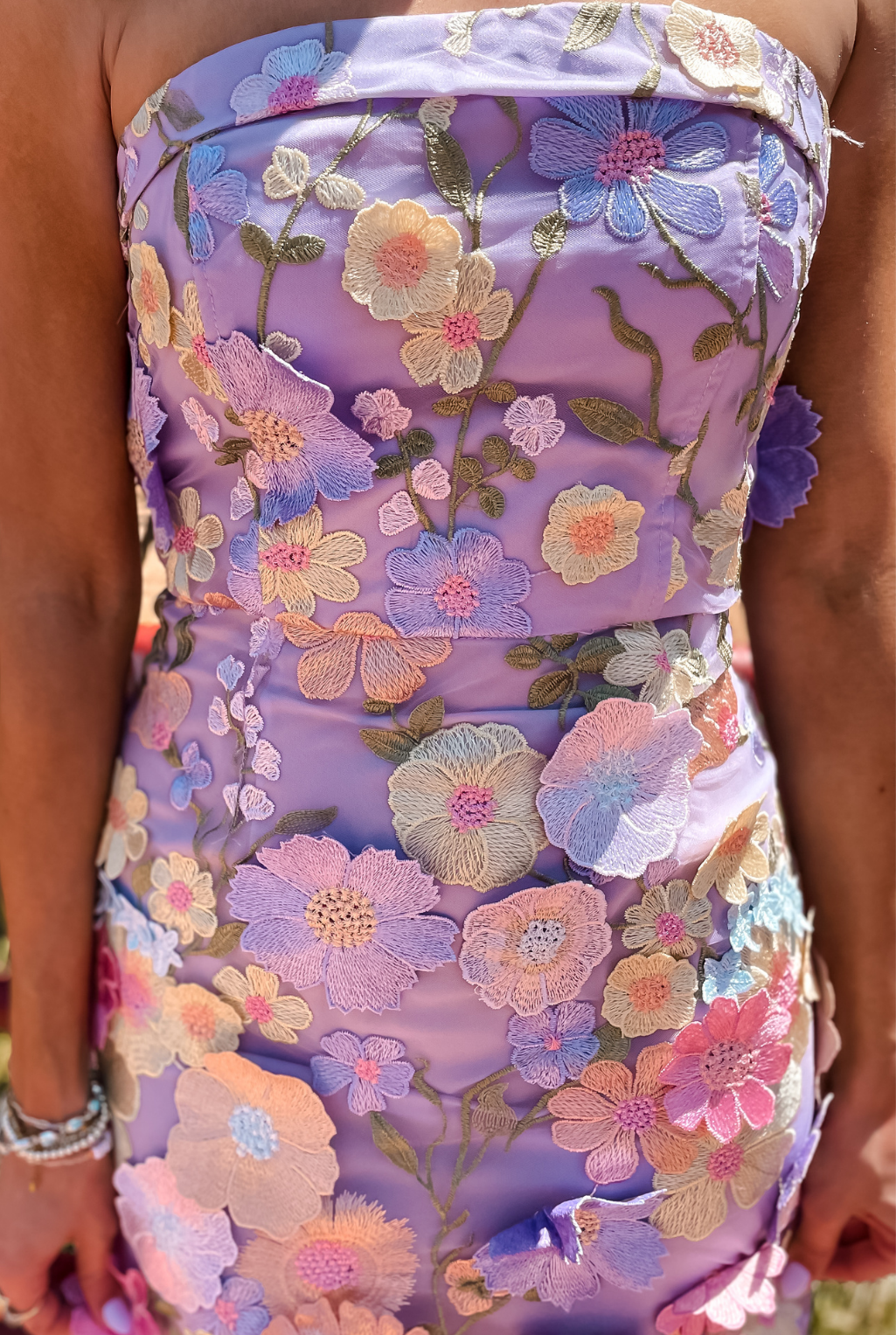 Lavender Fields Floral Dress