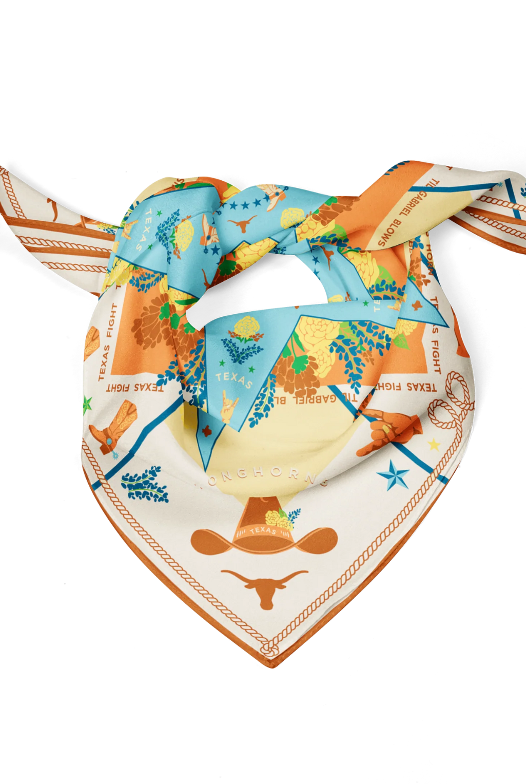 Texas Longhorns Silk Scarf