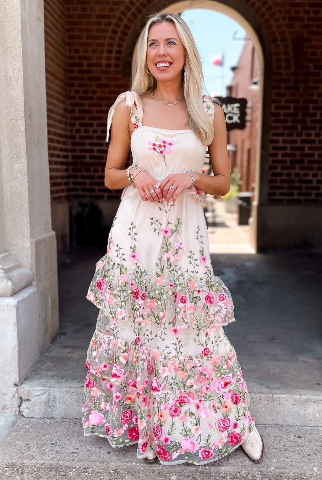 Romance Edie Embroidered Dress