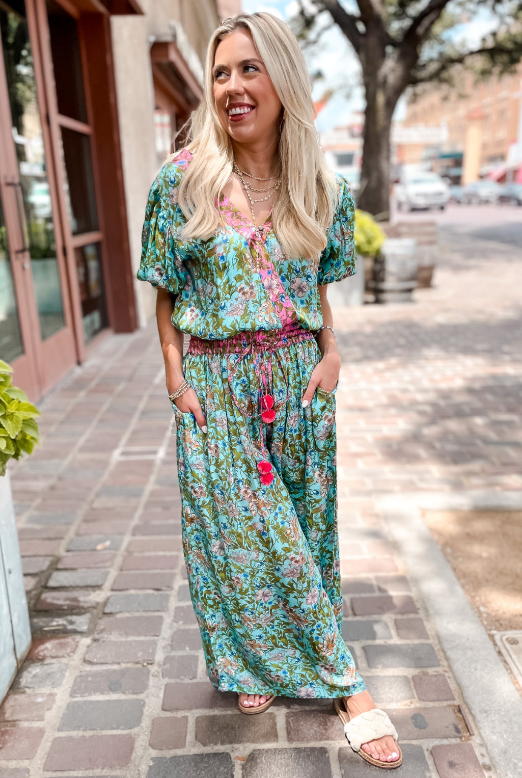 Turks & Caicos Floral Jumpsuit