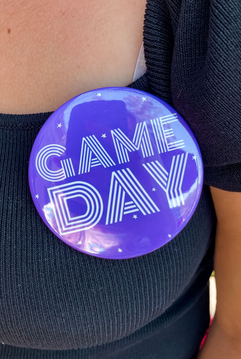 Game Day Button - Purple