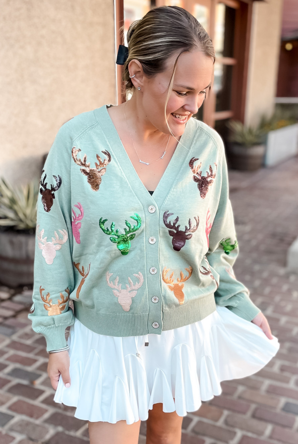 Deer Head Cardigan