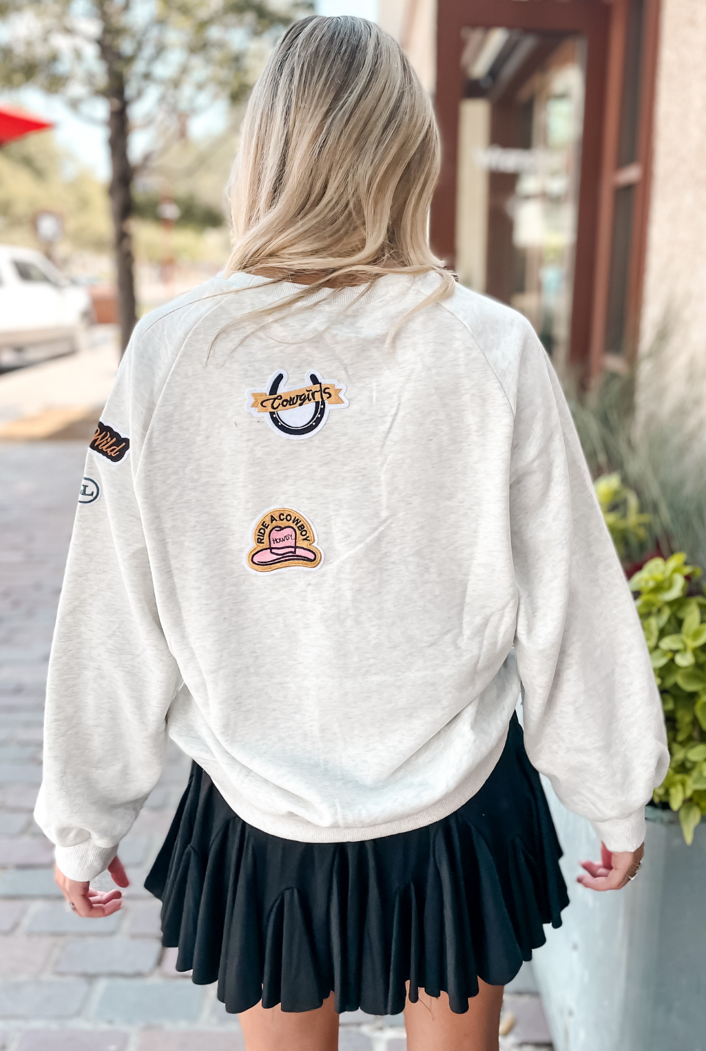 Cowboy Patch Sweatshirt