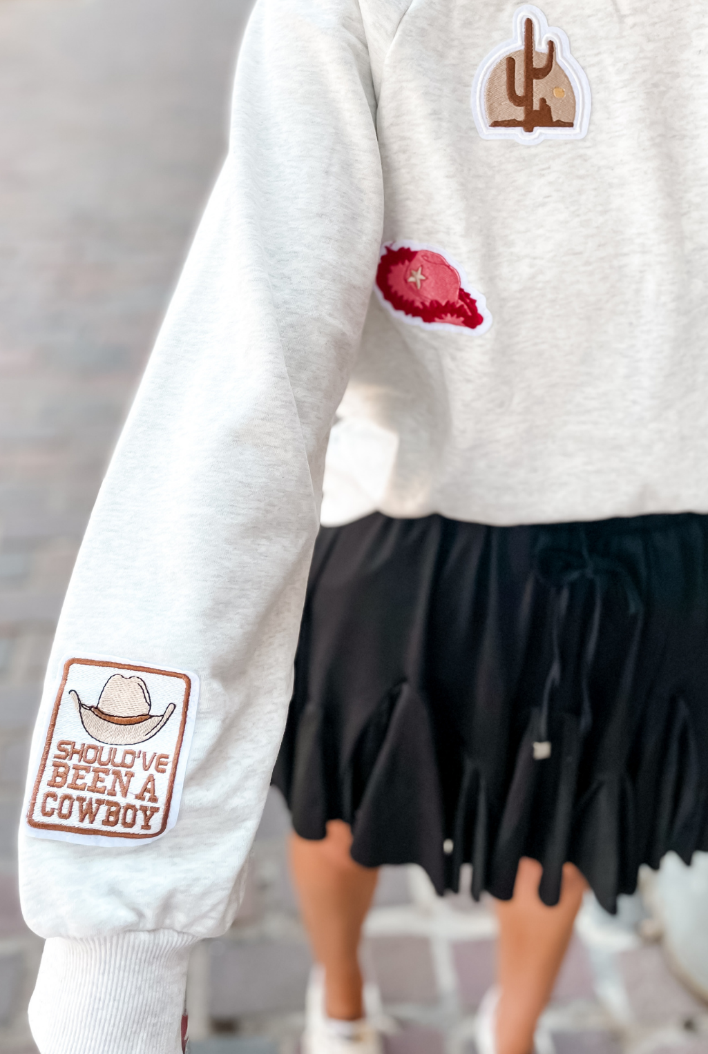 Cowboy Patch Sweatshirt