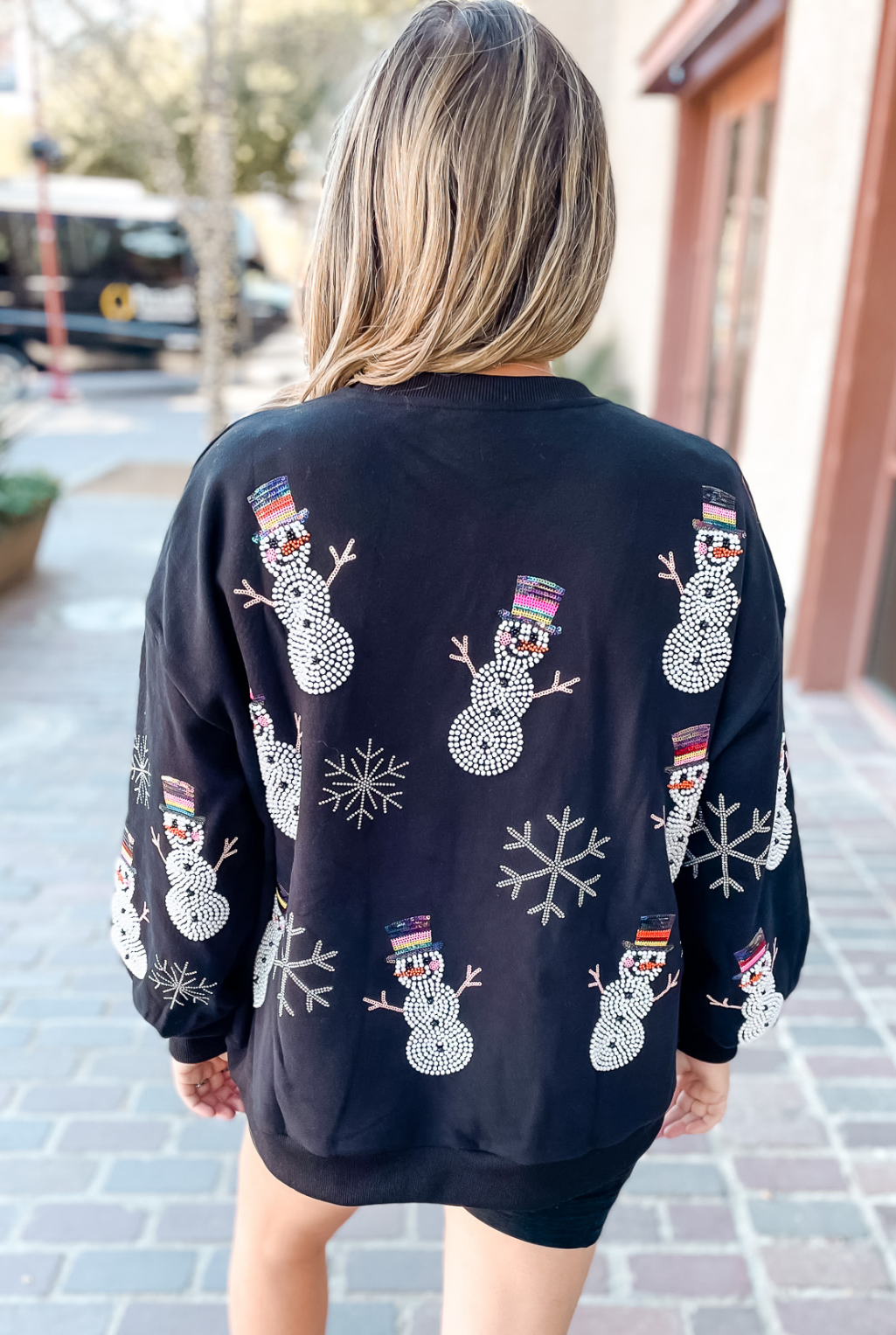 Black Pearl Snowman Sweatshirt