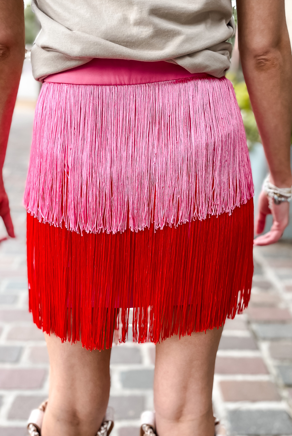 Amaryllis Fringe Skirt