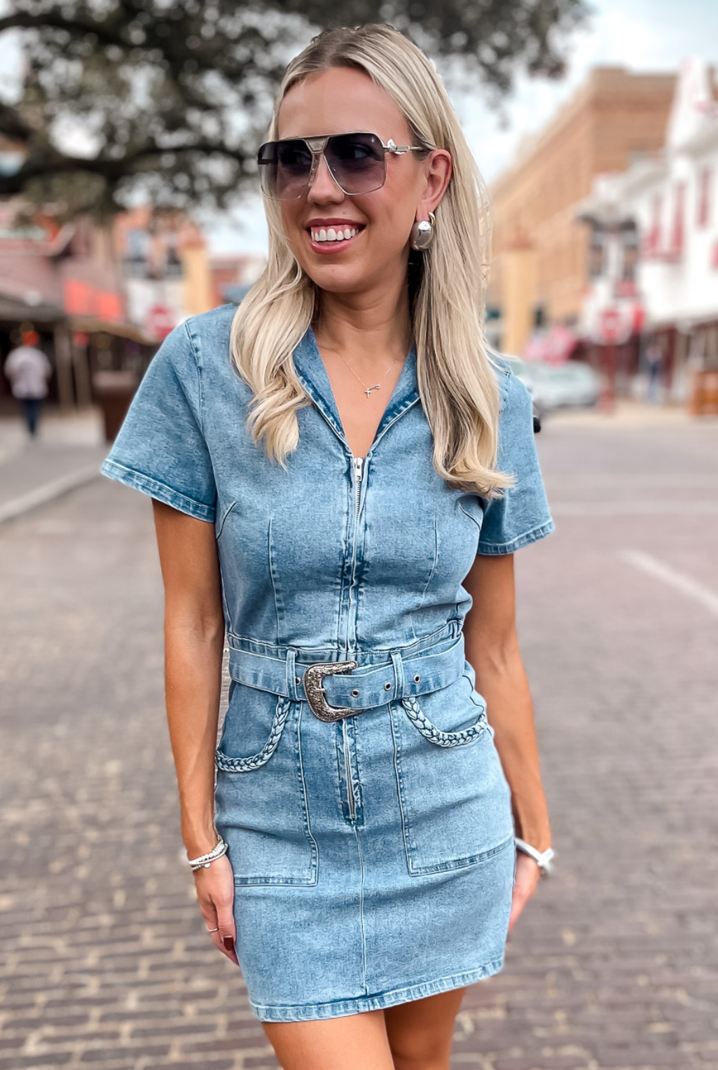 Kate Denim Utility Dress