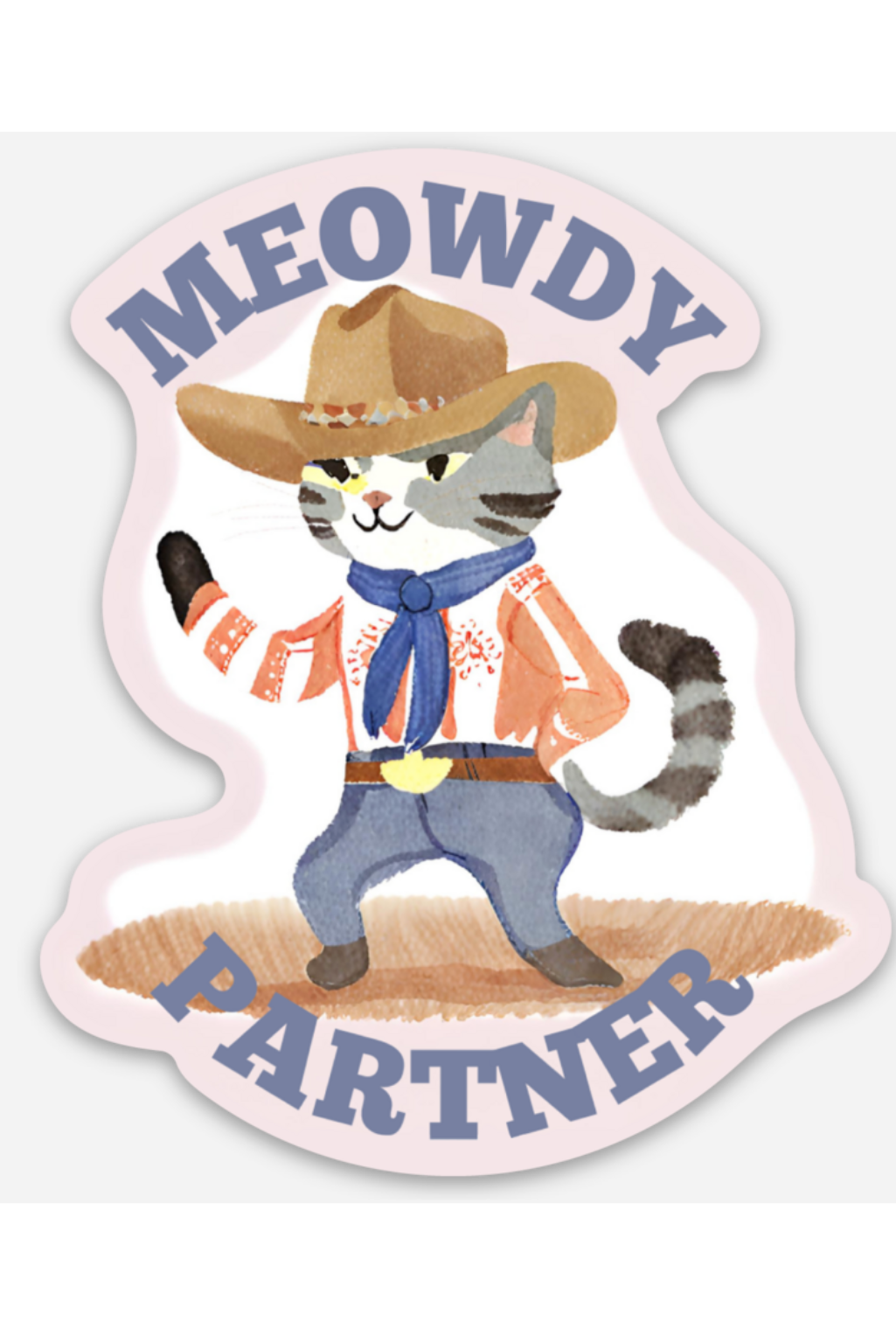 Meowdy Partner Sticker