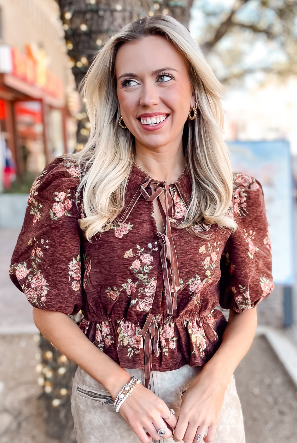 Lotta Floral Top