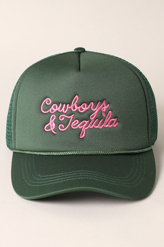 Cowboys & Tequila Trucker Hat