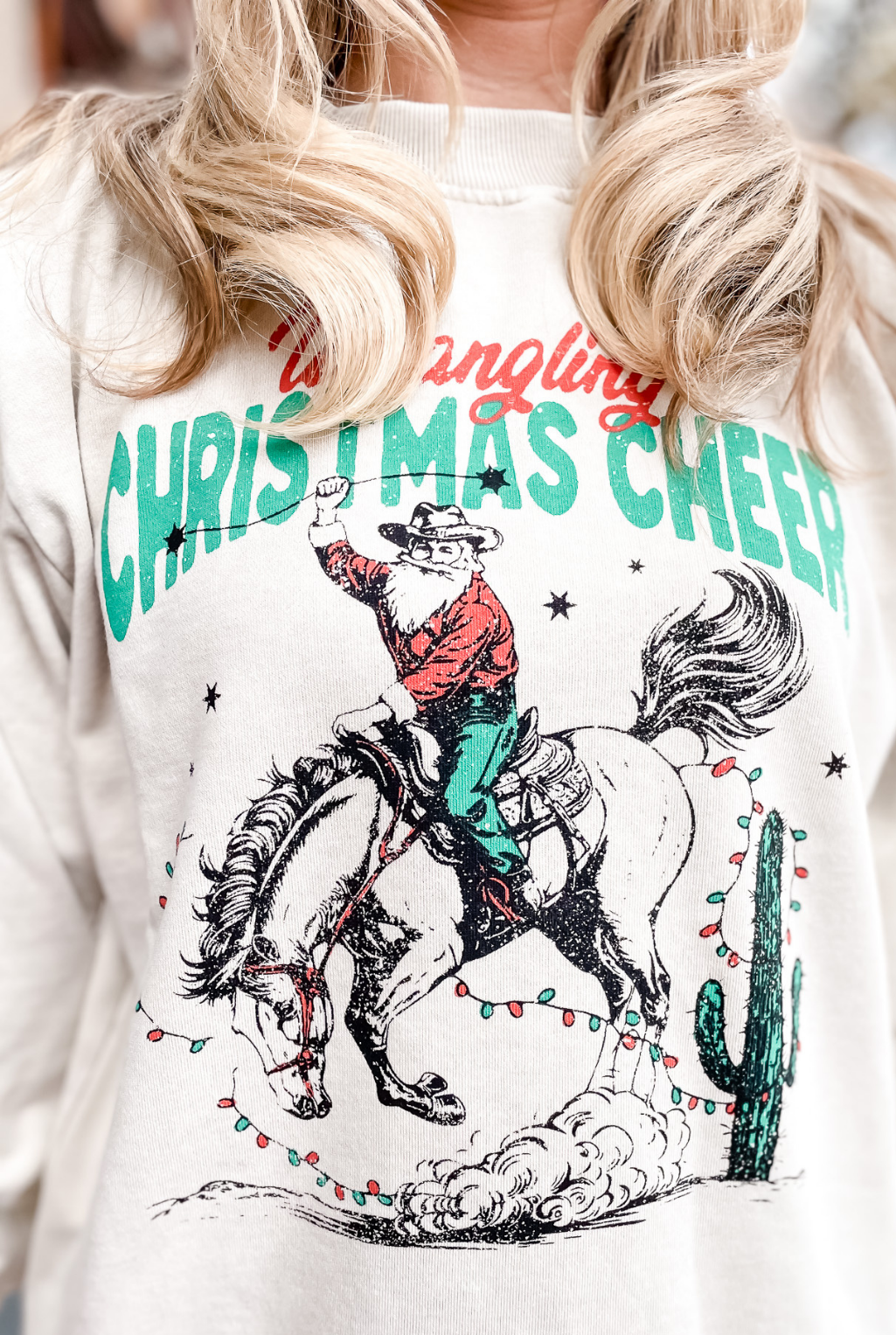 Sweatshirt - Christmas Cheer - Oatmeal