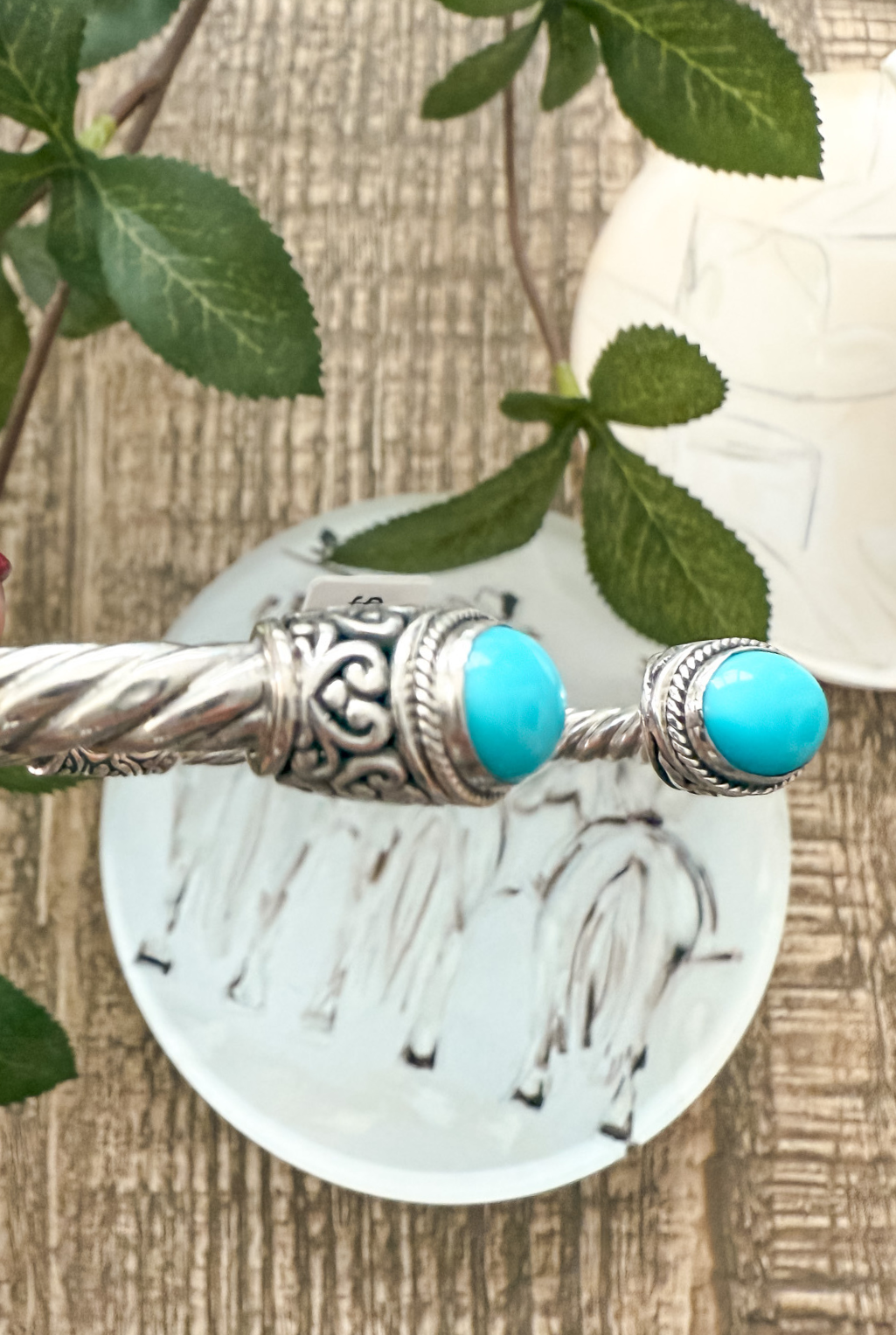 Turquoise Rope Cuff