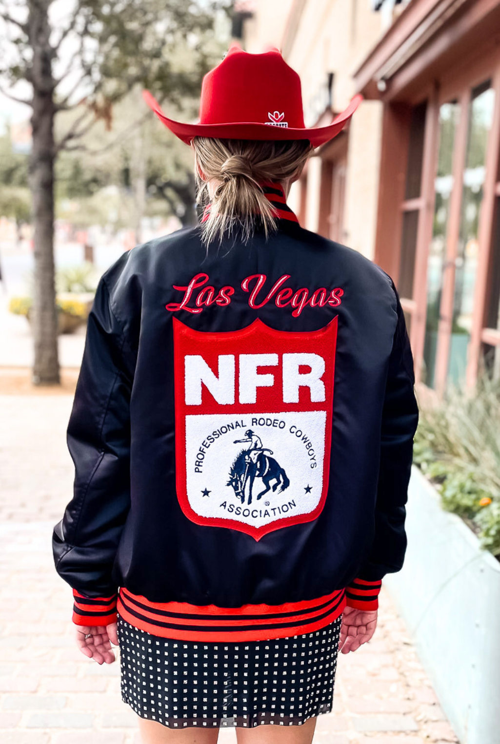 NFR Letterman Jacket - Black