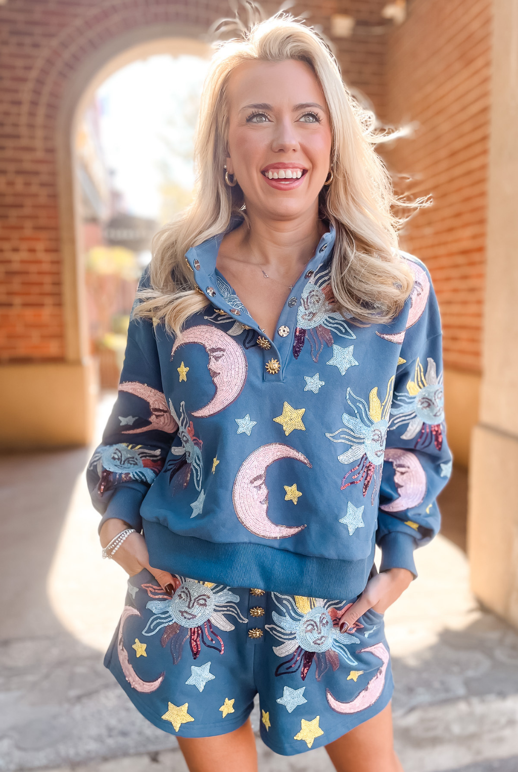 Star and Moon Sweatshirt