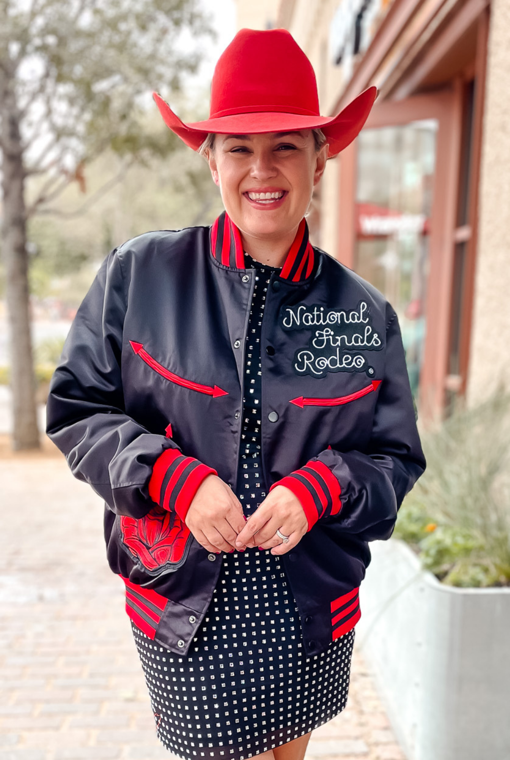 NFR Letterman Jacket - Black