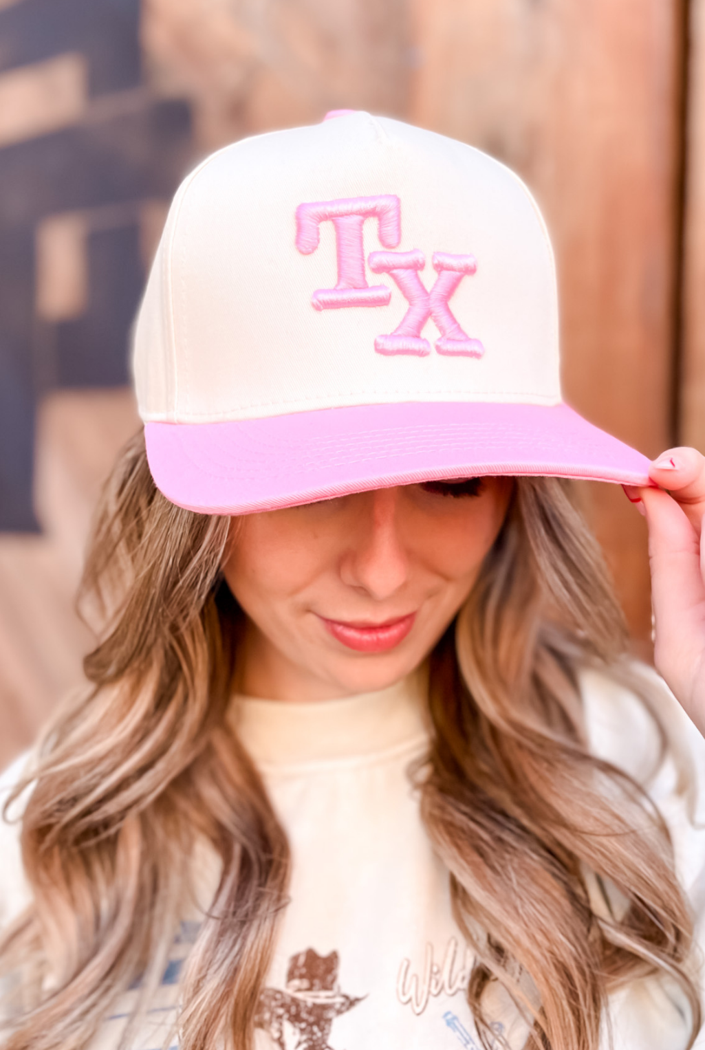 TX Baseball Cap - Pink