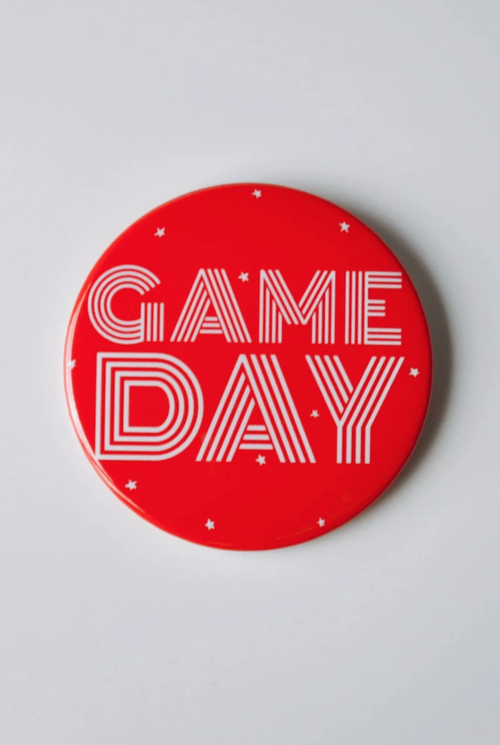 Game Day Button - Red