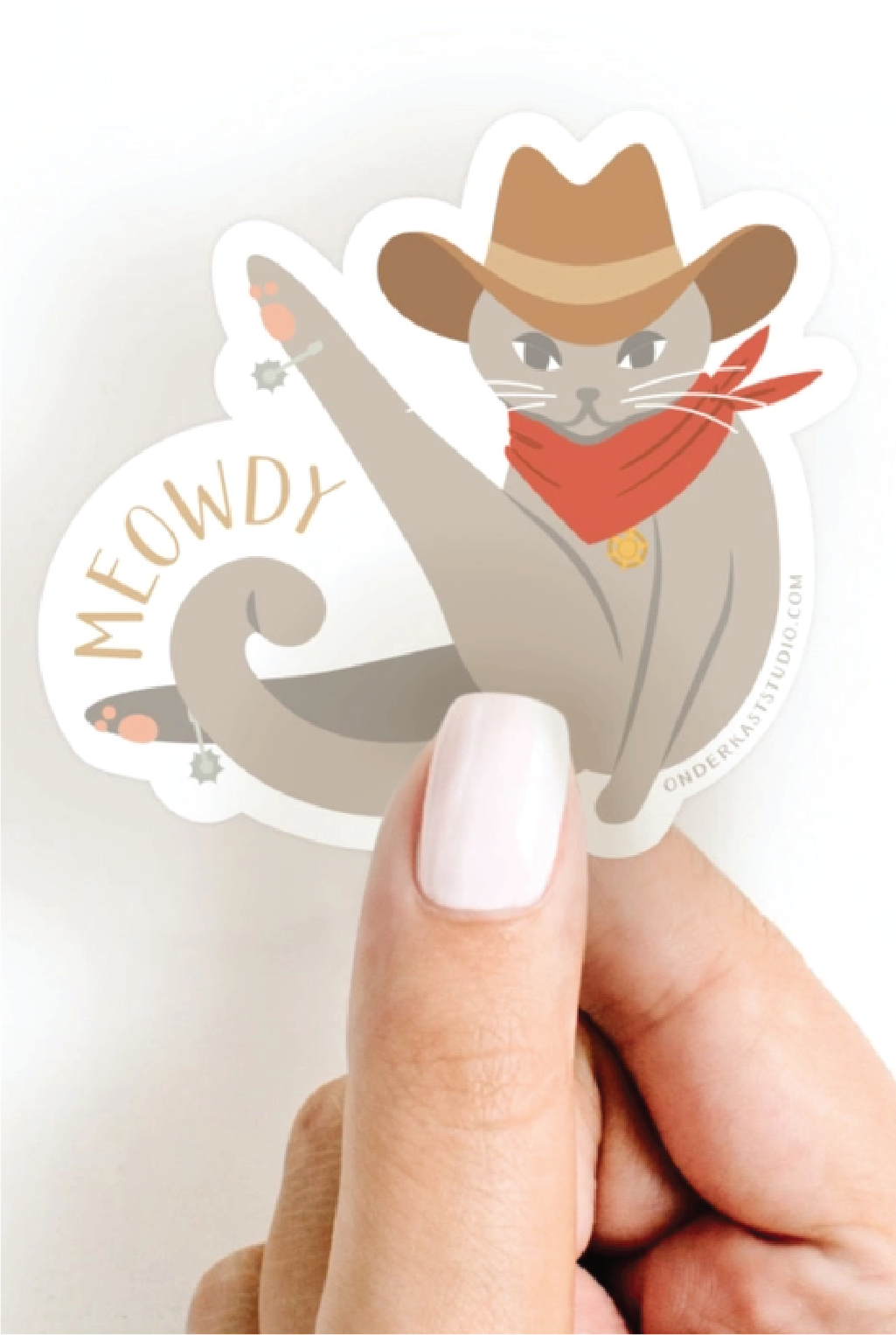 Meowdy Sticker