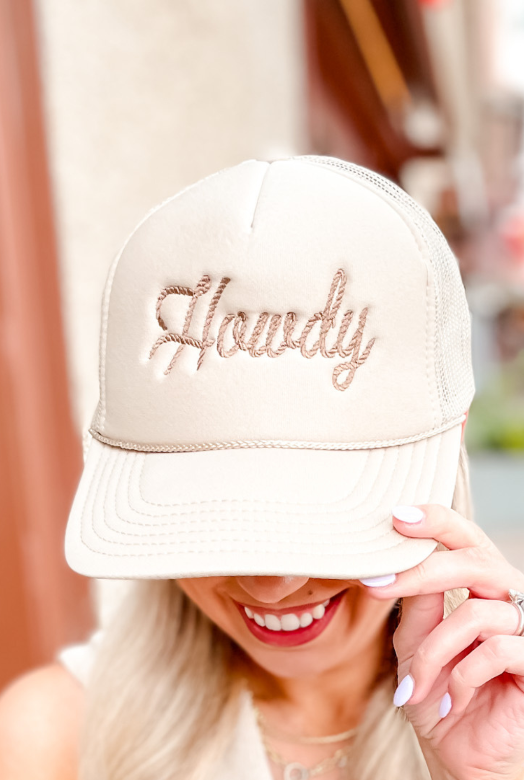 Roped Howdy Trucker Cap