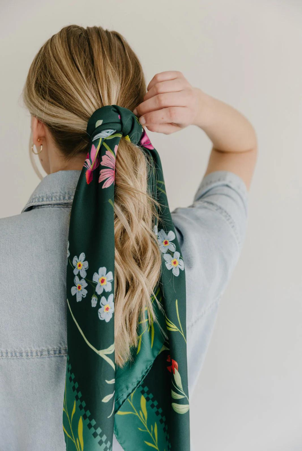 Field Of Wildflowers Silk Square Scarf