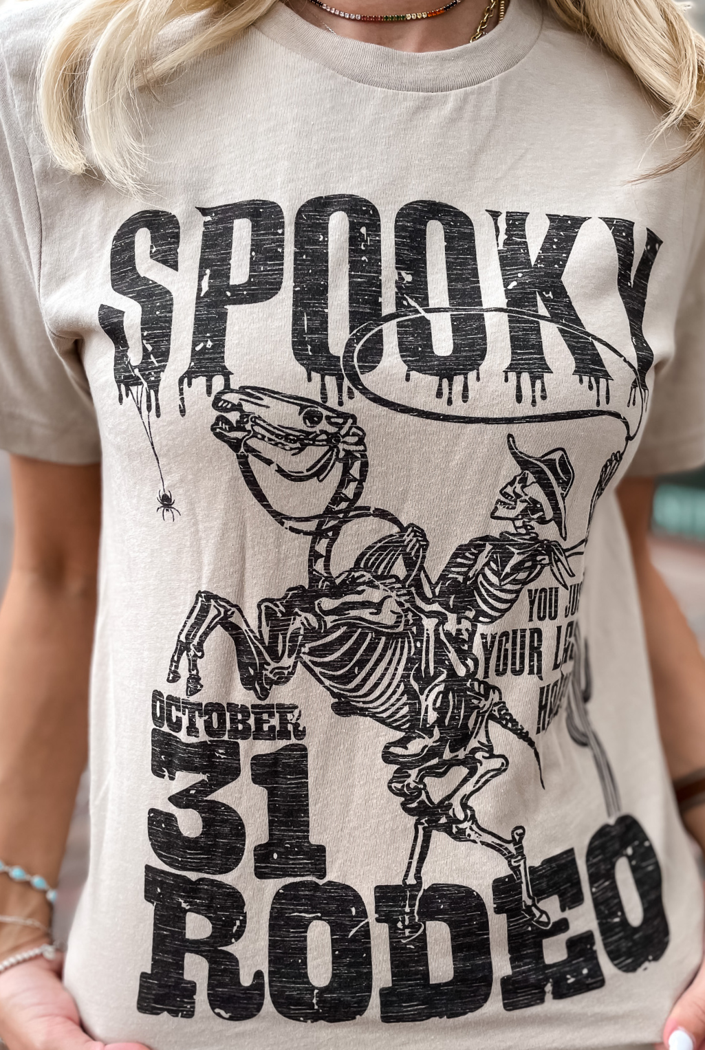 Spooky Rodeo T-Shirt - Sand