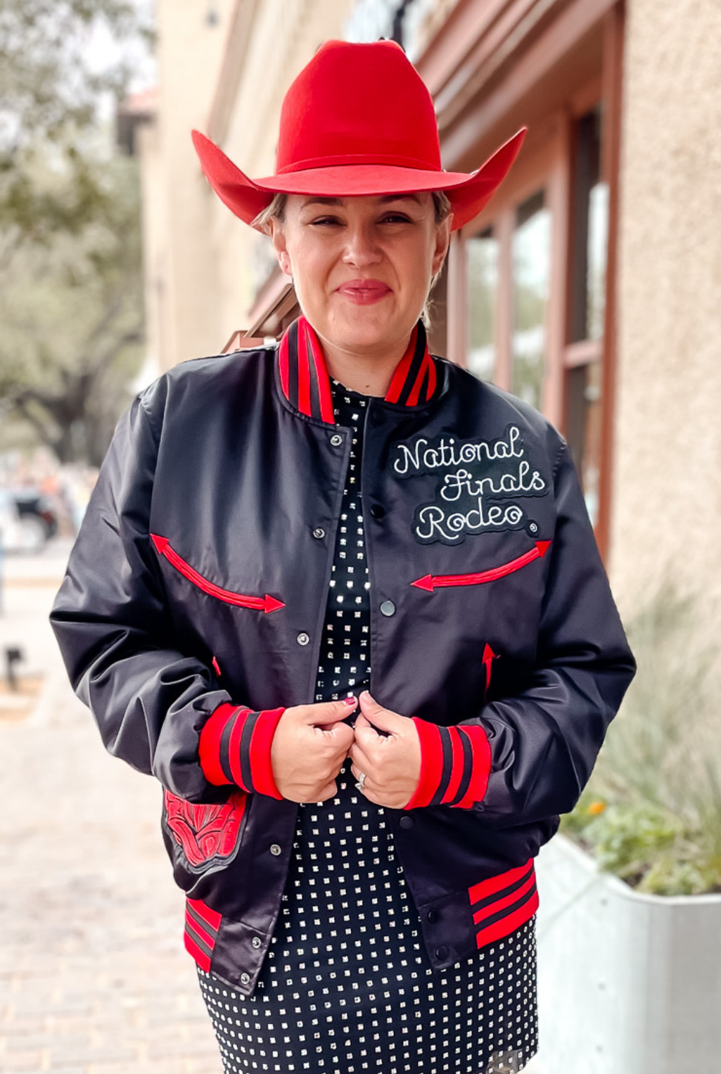 NFR Letterman Jacket - Black