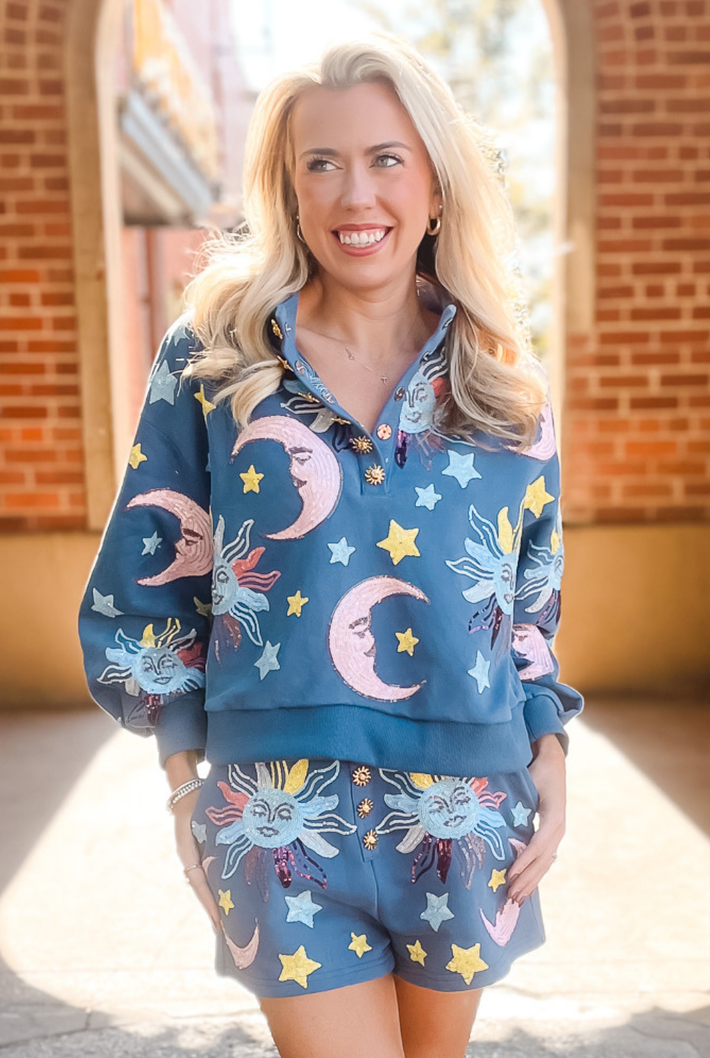 Star and Moon Sweatshirt