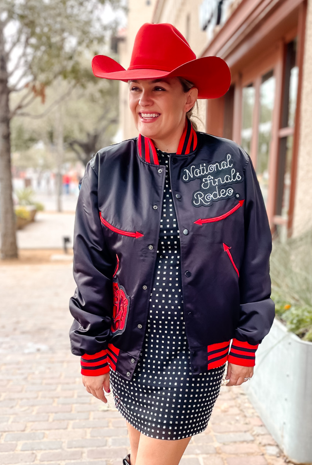 NFR Letterman Jacket - Black