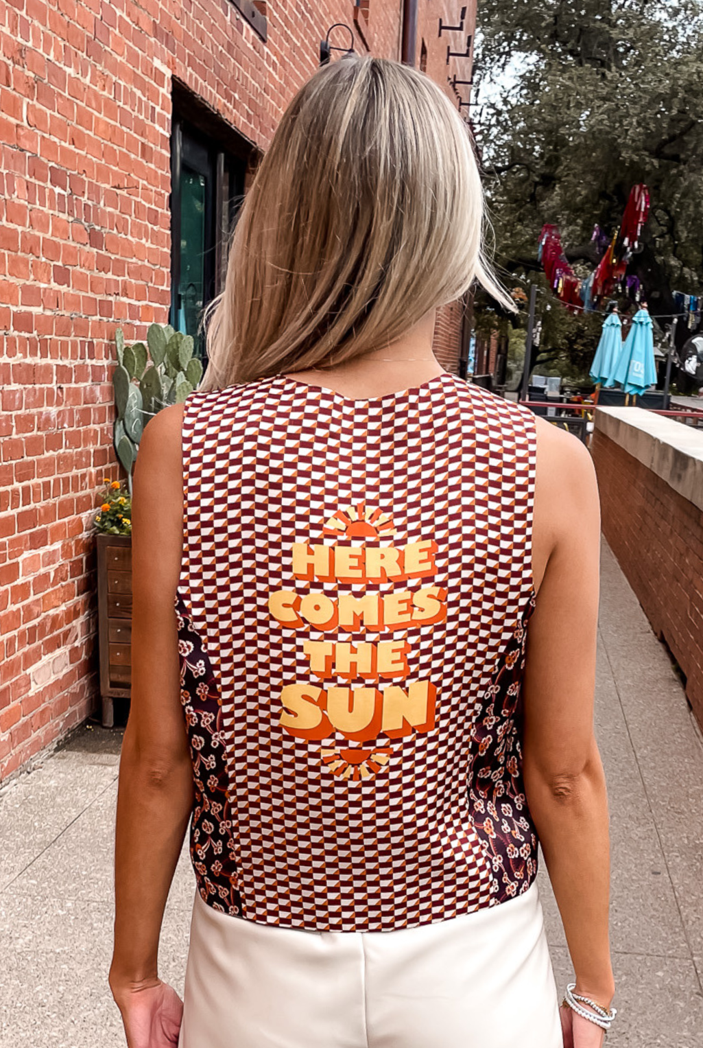 Sunset Satin Vest