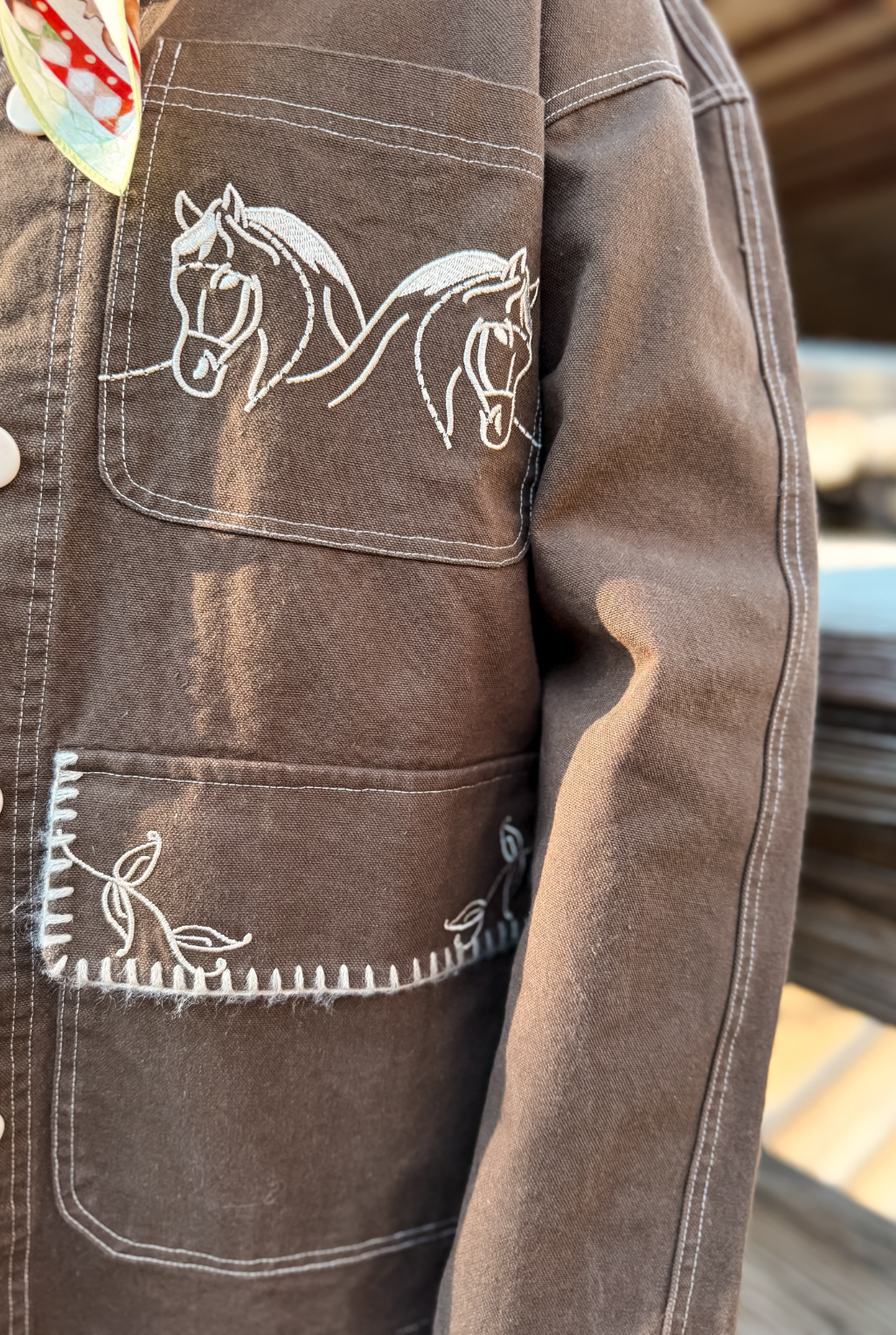 Horse Girl Jacket - Brown