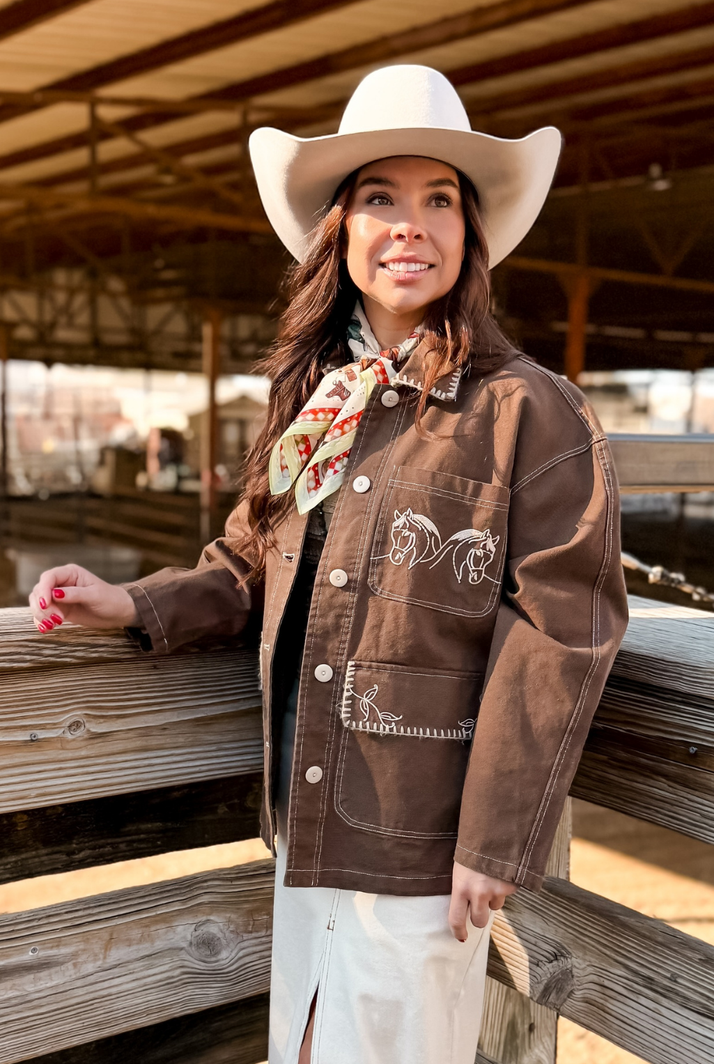 Horse Girl Jacket - Brown