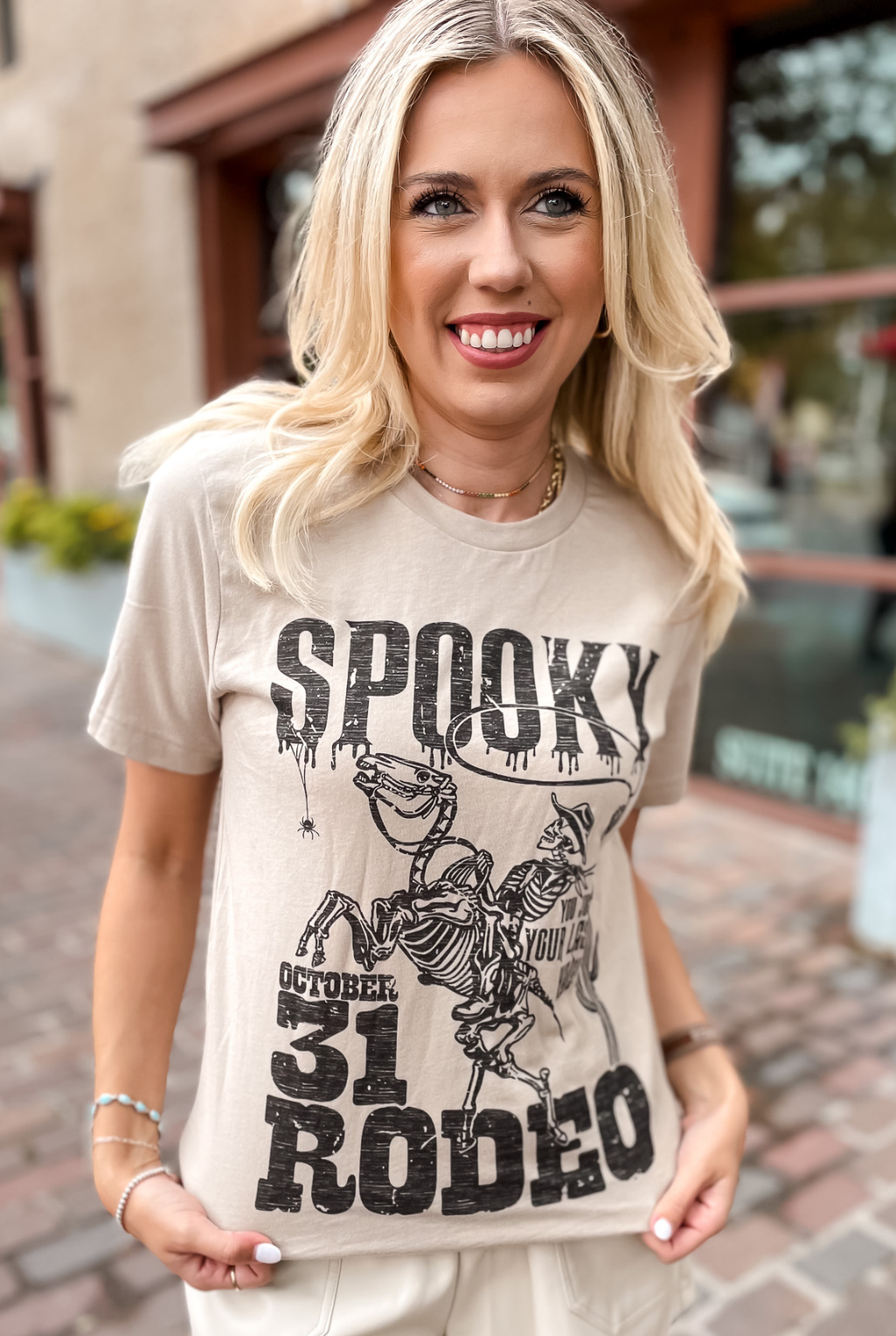 Spooky Rodeo T-Shirt - Sand