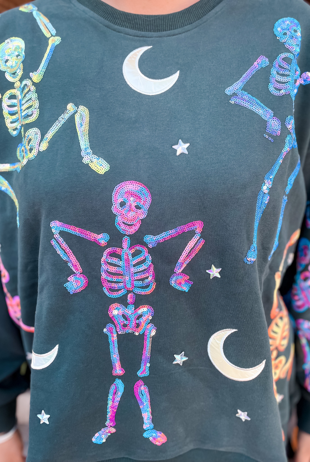 Queen Of Sparkles - Dancing Skeletons Sweatshirt