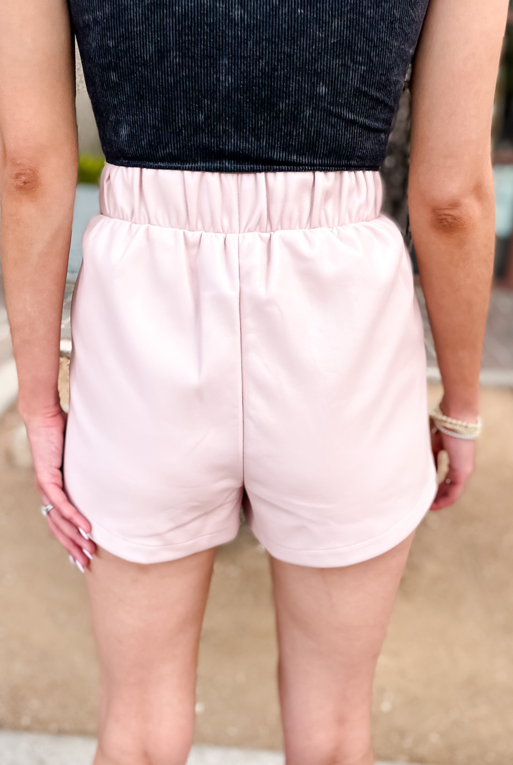 Faux The Record Short - Pink