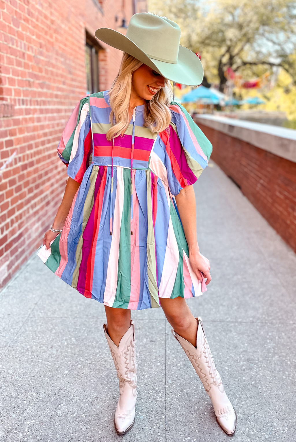 Awning Stripe Dress