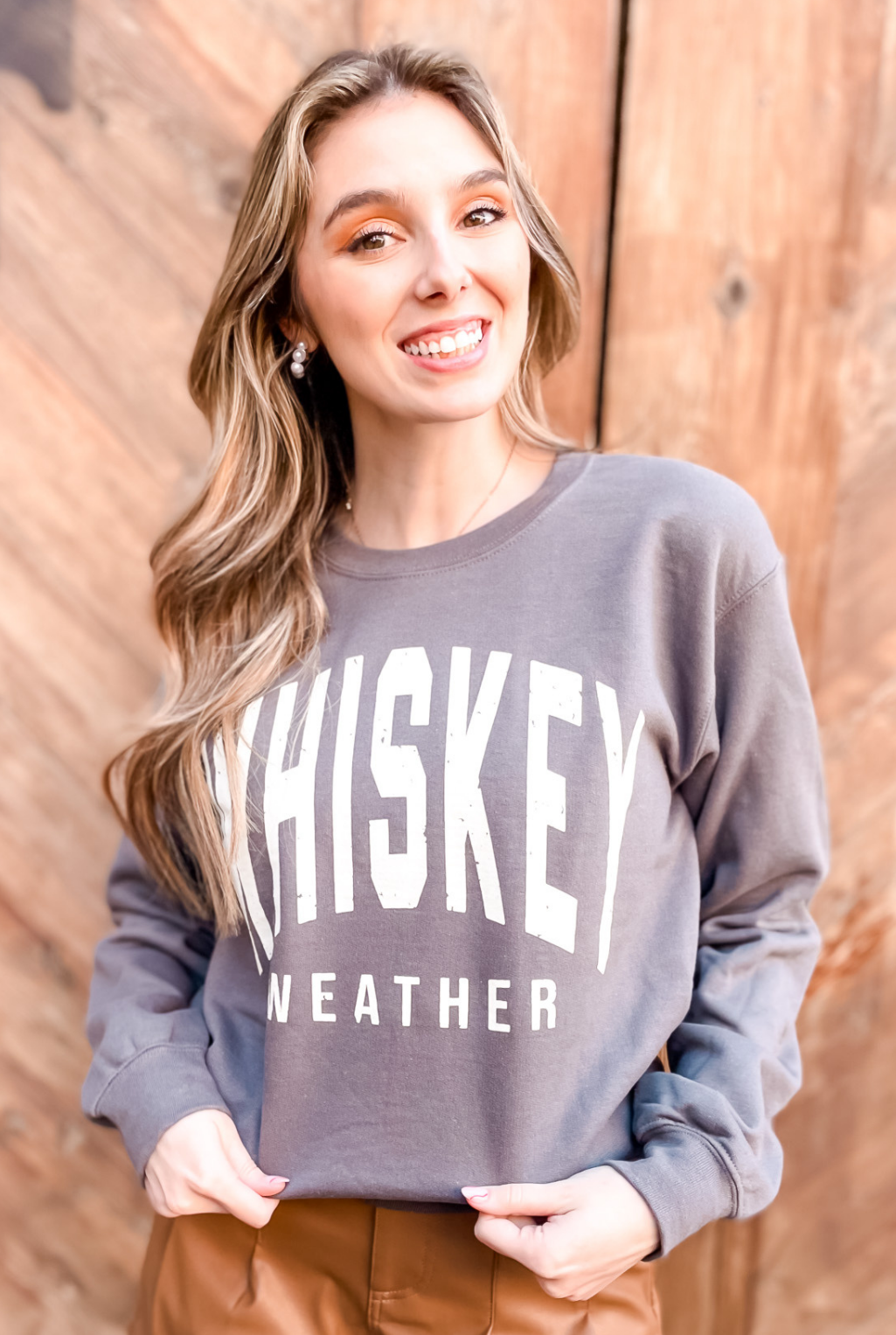 Sweatshirt - Whiskey Weather - Charcoal