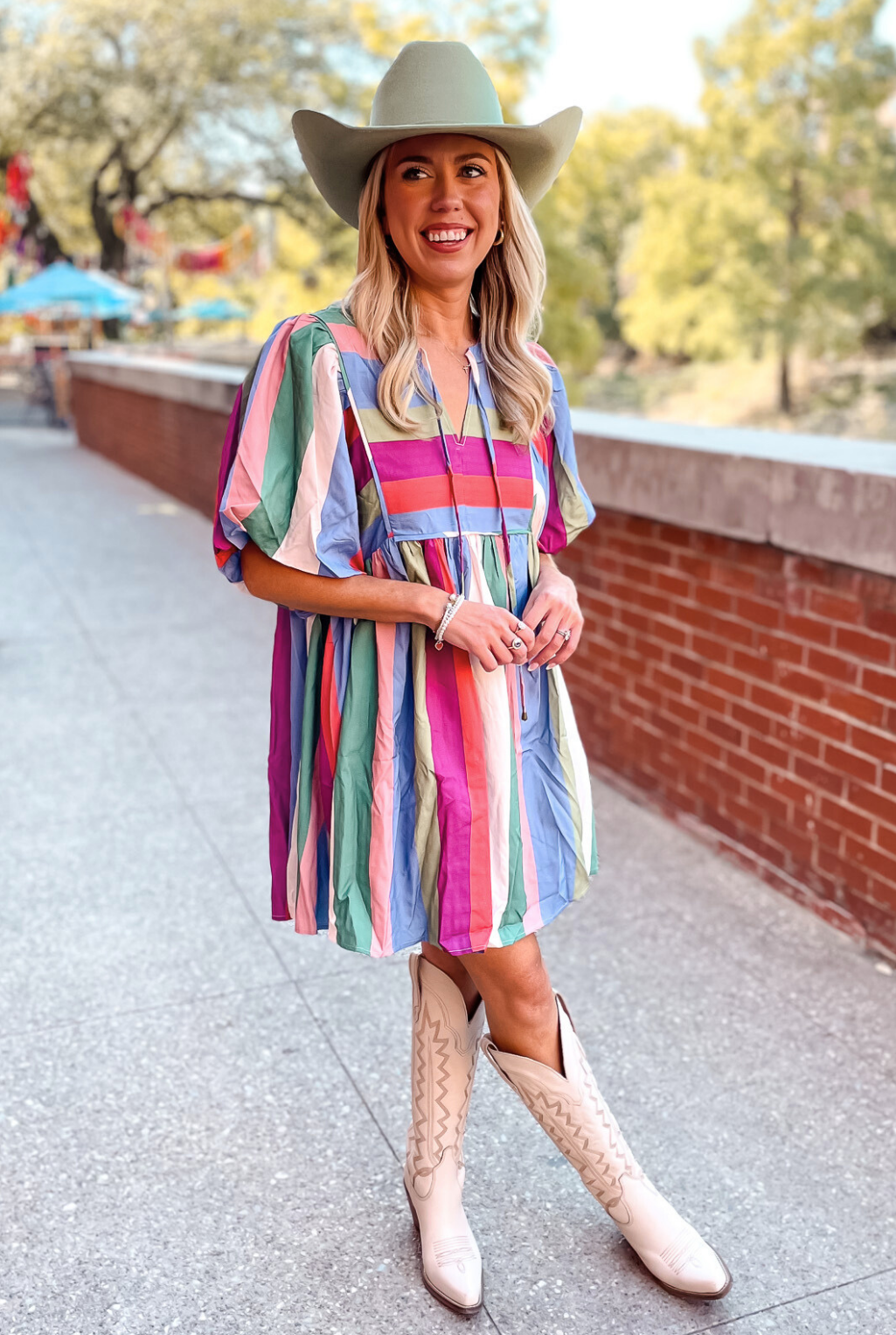 Awning Stripe Dress