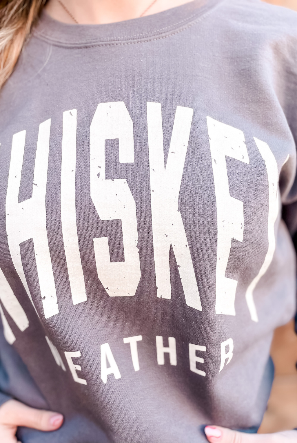 Sweatshirt - Whiskey Weather - Charcoal