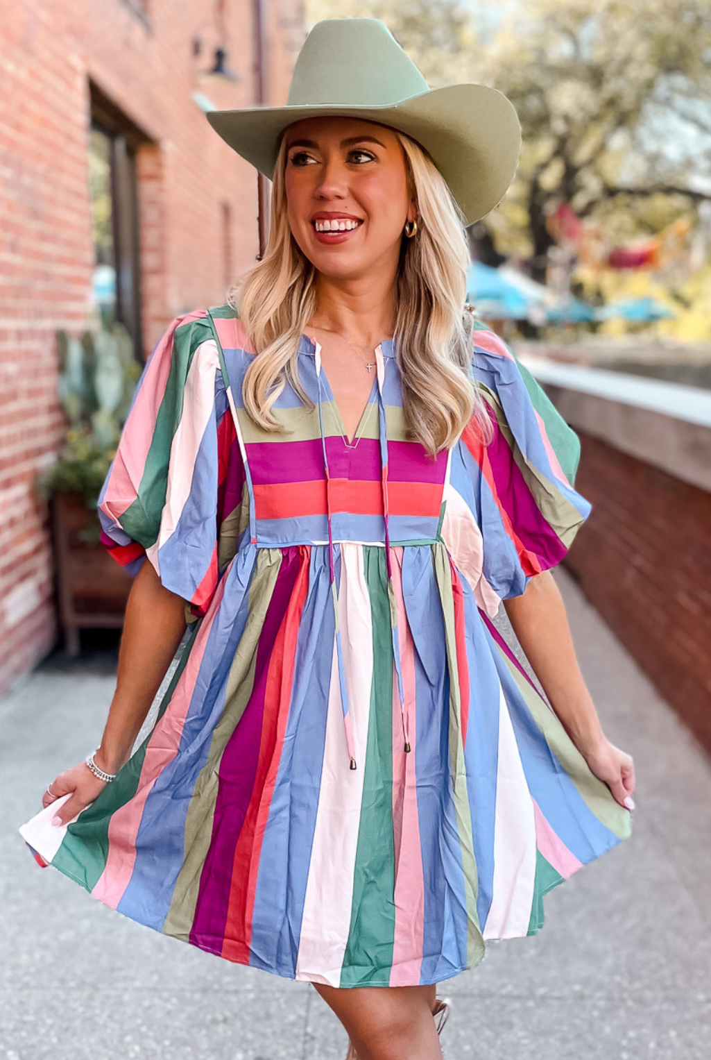 Awning Stripe Dress