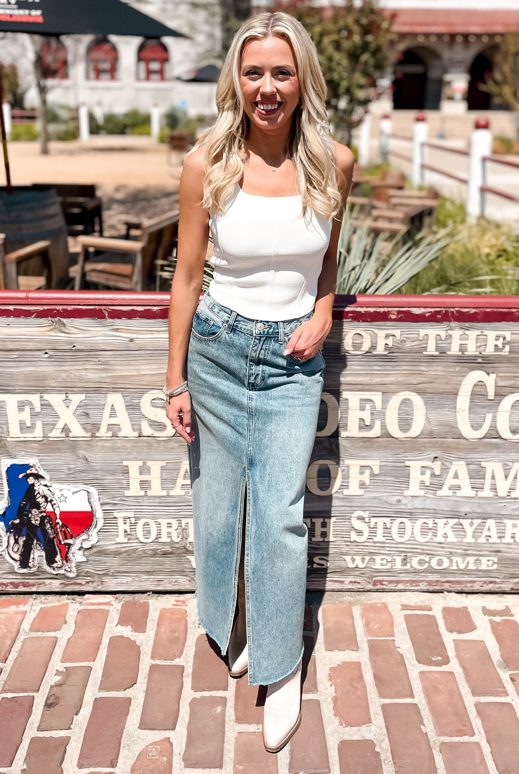 Night Out Spandex Crop Top - Cream